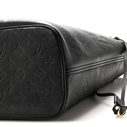 Louis Vuitton Empreinte Monogram Giant Neverfull MM Black 10 of 10