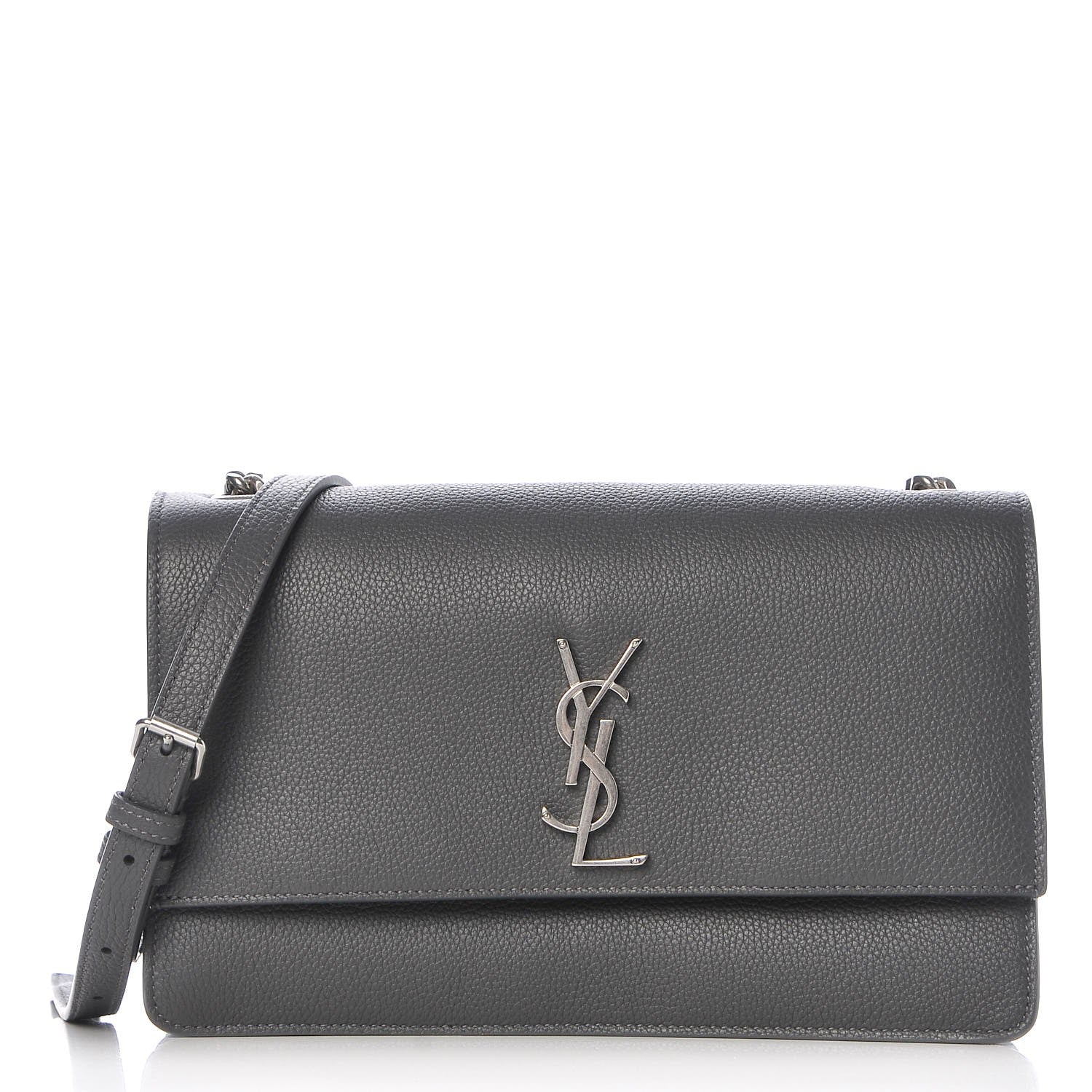 Saint Laurent Grained Calfskin Embossed Monogram Medium Sunset Storm 1 of 7