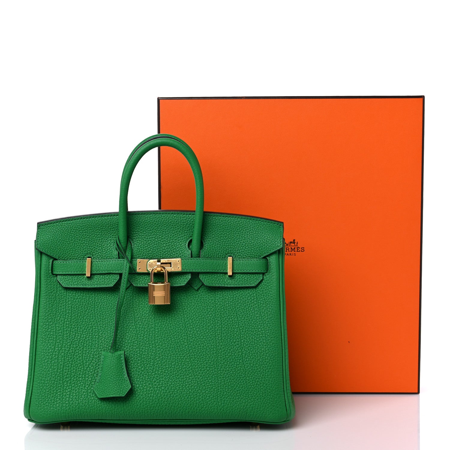Hermes Togo Birkin 25 Bambou 13 of 13