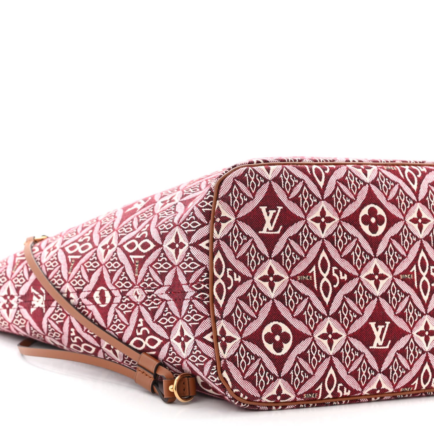 Louis Vuitton Jacquard Since 1854 Neverfull MM Bordeaux 10 of 11