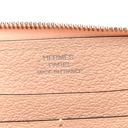 Hermes Epsom Azap Wallet Rose Eglantine 6 of 6