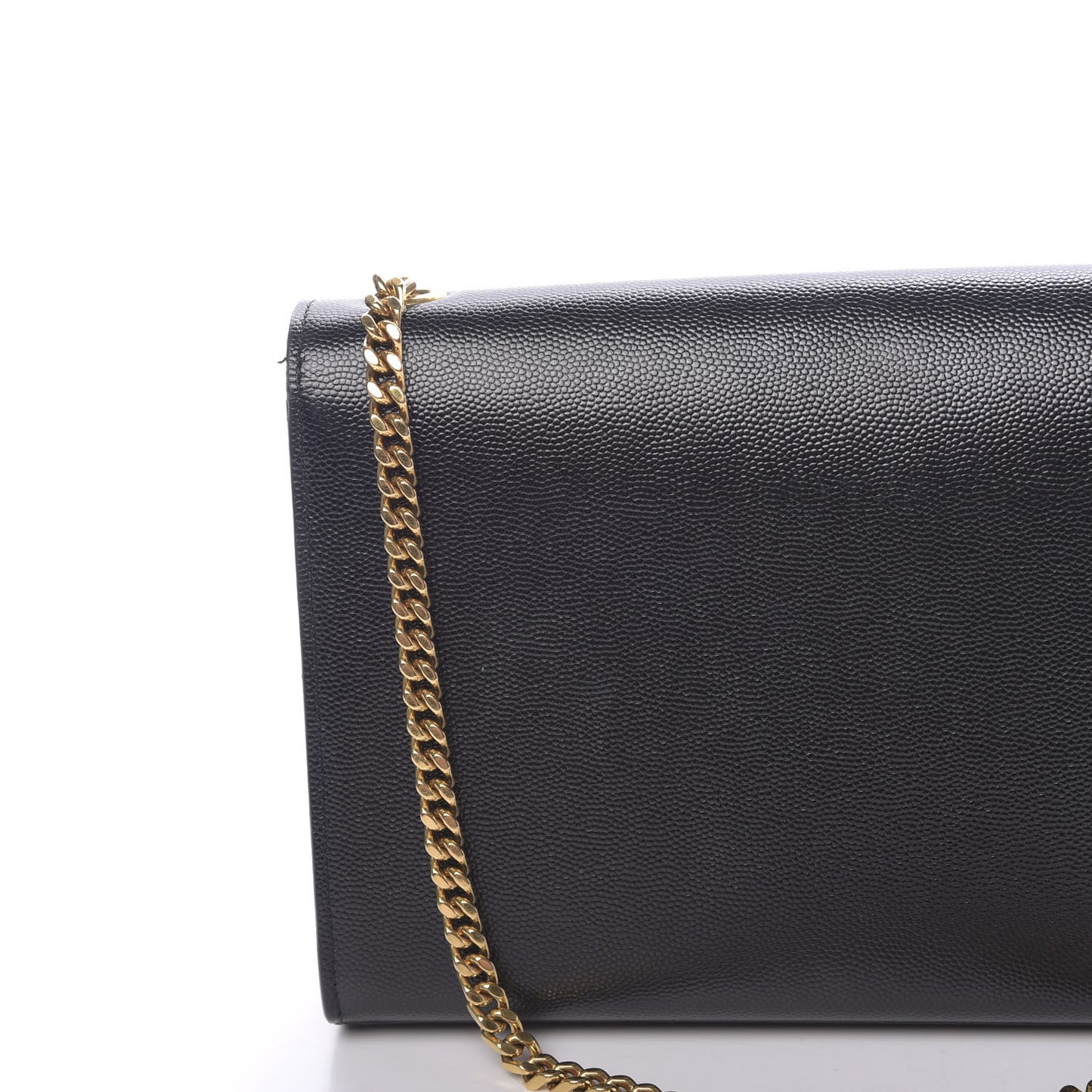 Grain De Poudre Medium Classic Monogram Kate Satchel Black