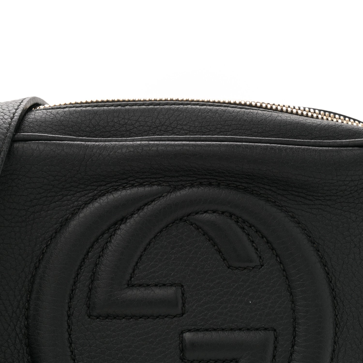 Gucci Pebbled Calfskin Small Soho Disco Bag Black 8 of 12