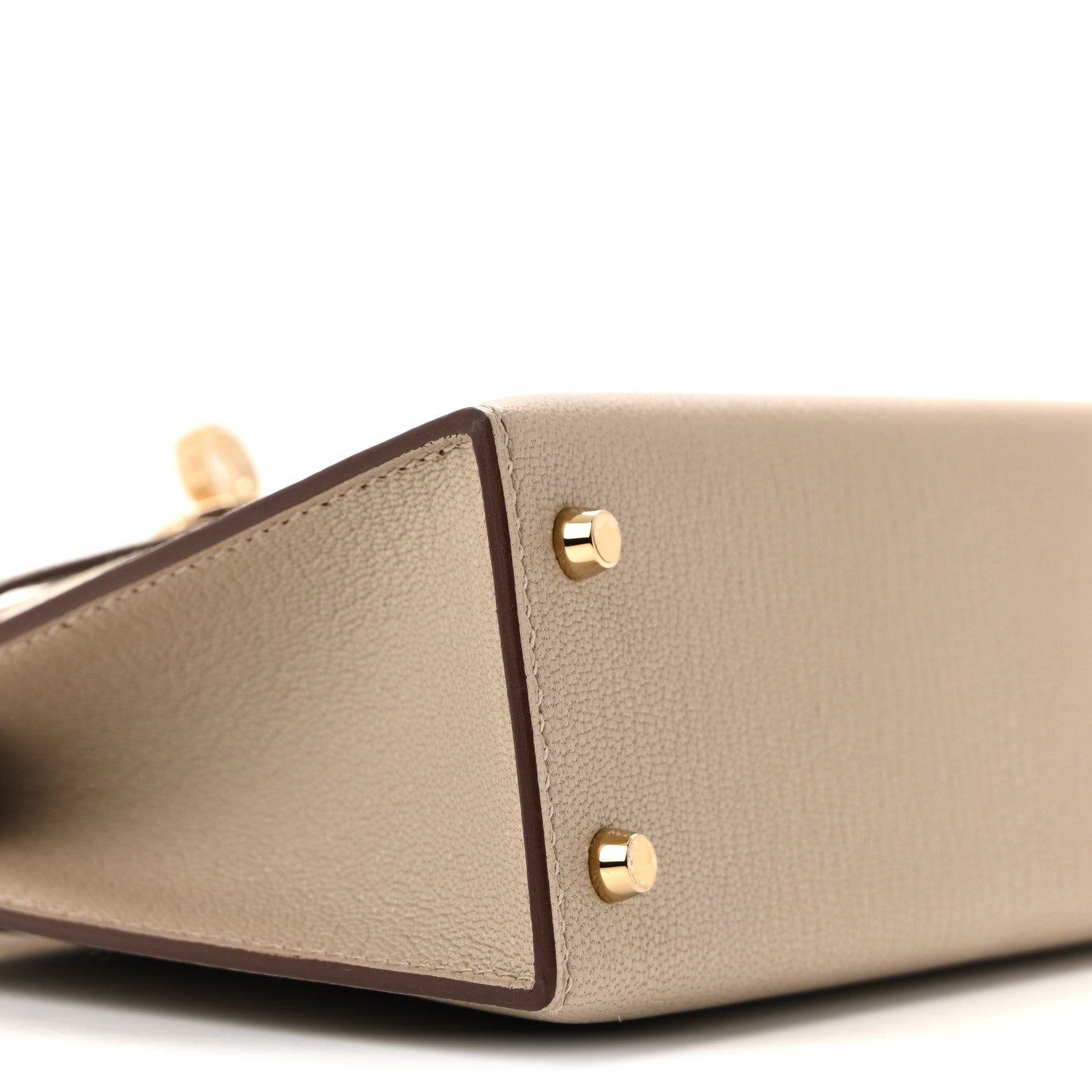 Hermes Chevre Mysore Horseshoe Mini Kelly Sellier 20 Gris Tourterelle Rose Mexico 8 of 10