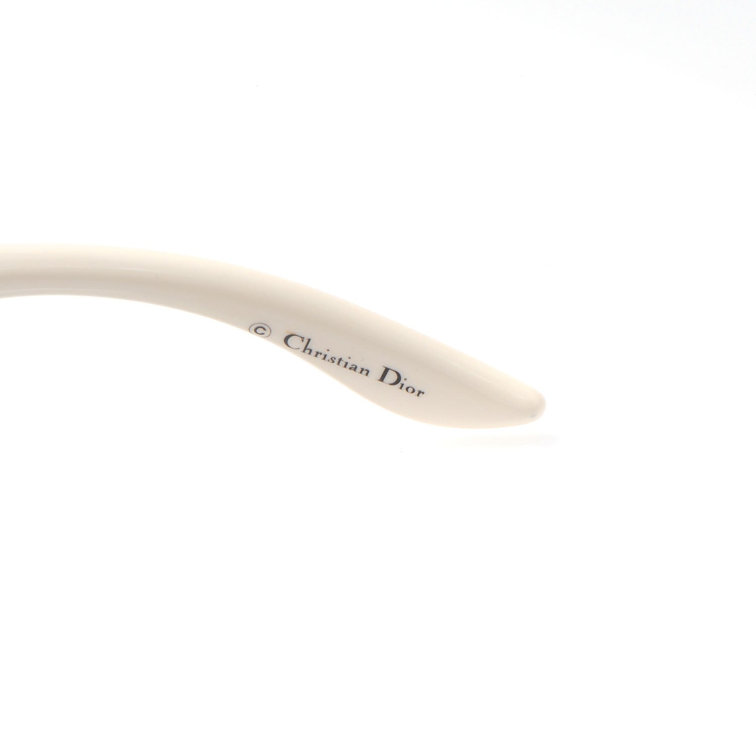 Christian Dior Glossy 1 Sunglasses White 50694 – FASHIONPHILE