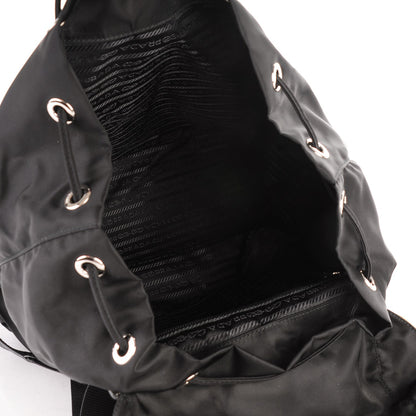 Prada Tessuto Nylon Leopard Print Backpack Black Miele 5 of 8
