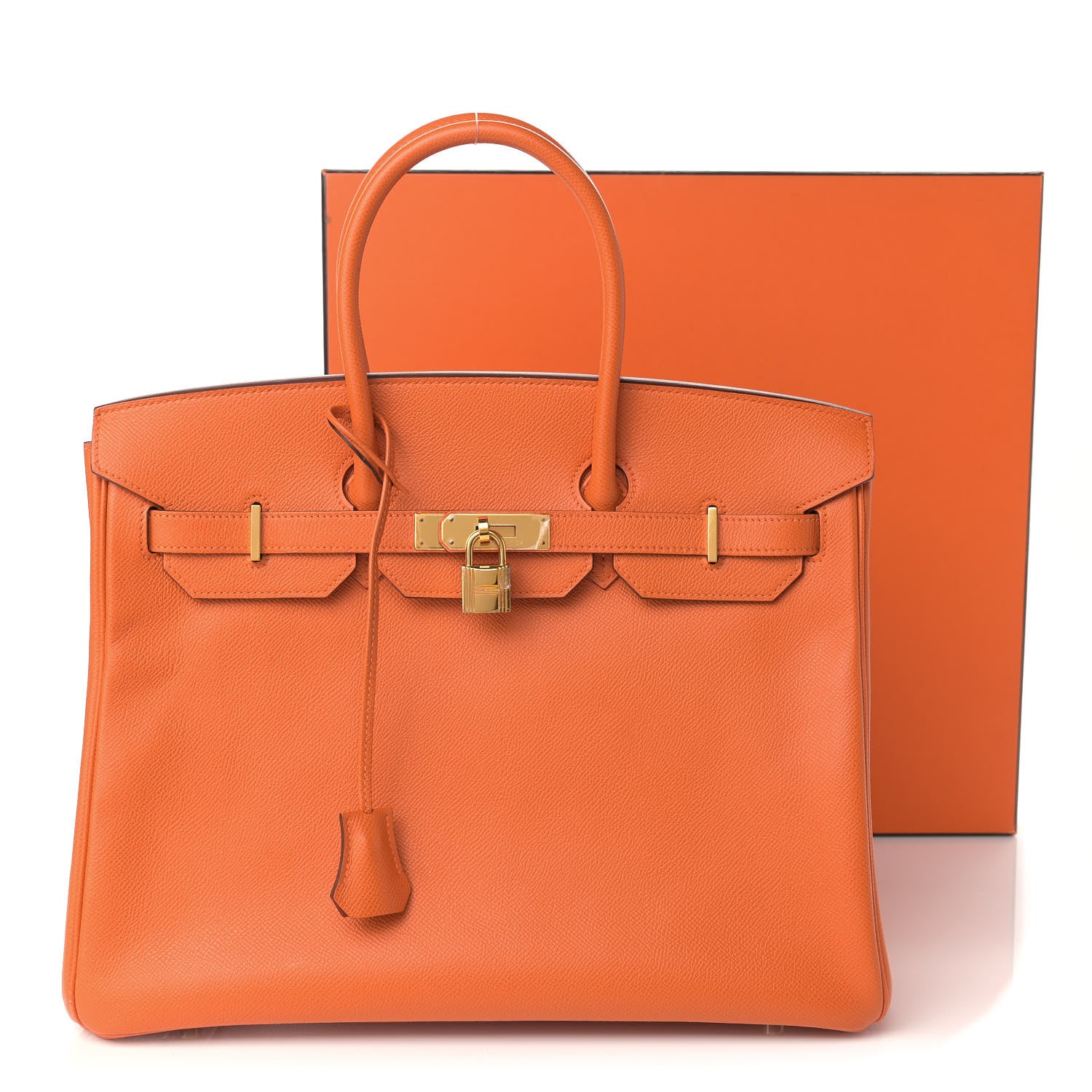 Hermes Epsom Birkin 35 Orange 17 of 17