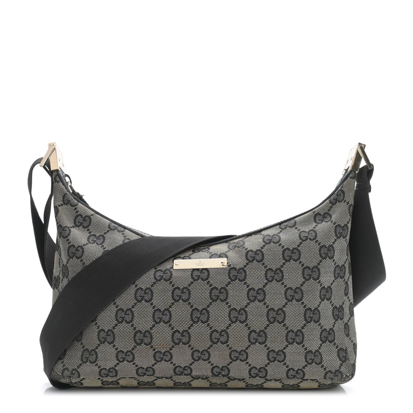 Monogram Hobo Black