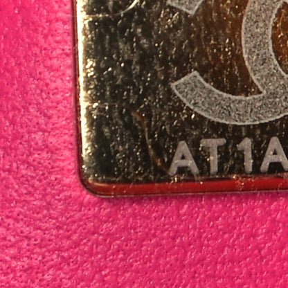 Chanel Caviar Quilted Medium Double Flap Dark Pink 6 of 11