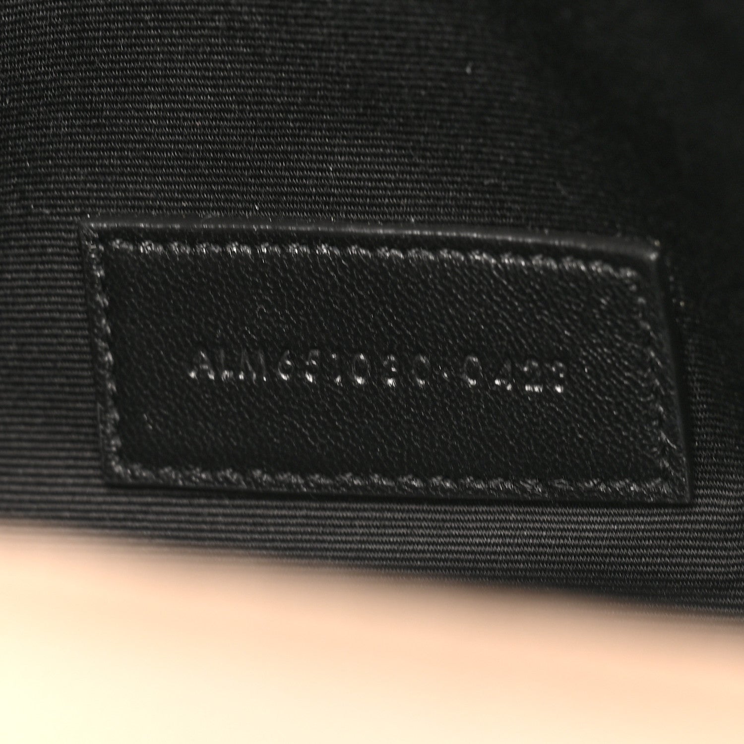 Saint Laurent Grain De Poudre Textured Mixed Matelasse Triquilt Monogram Clutch Dark Beige Dark Beige 7 of 8