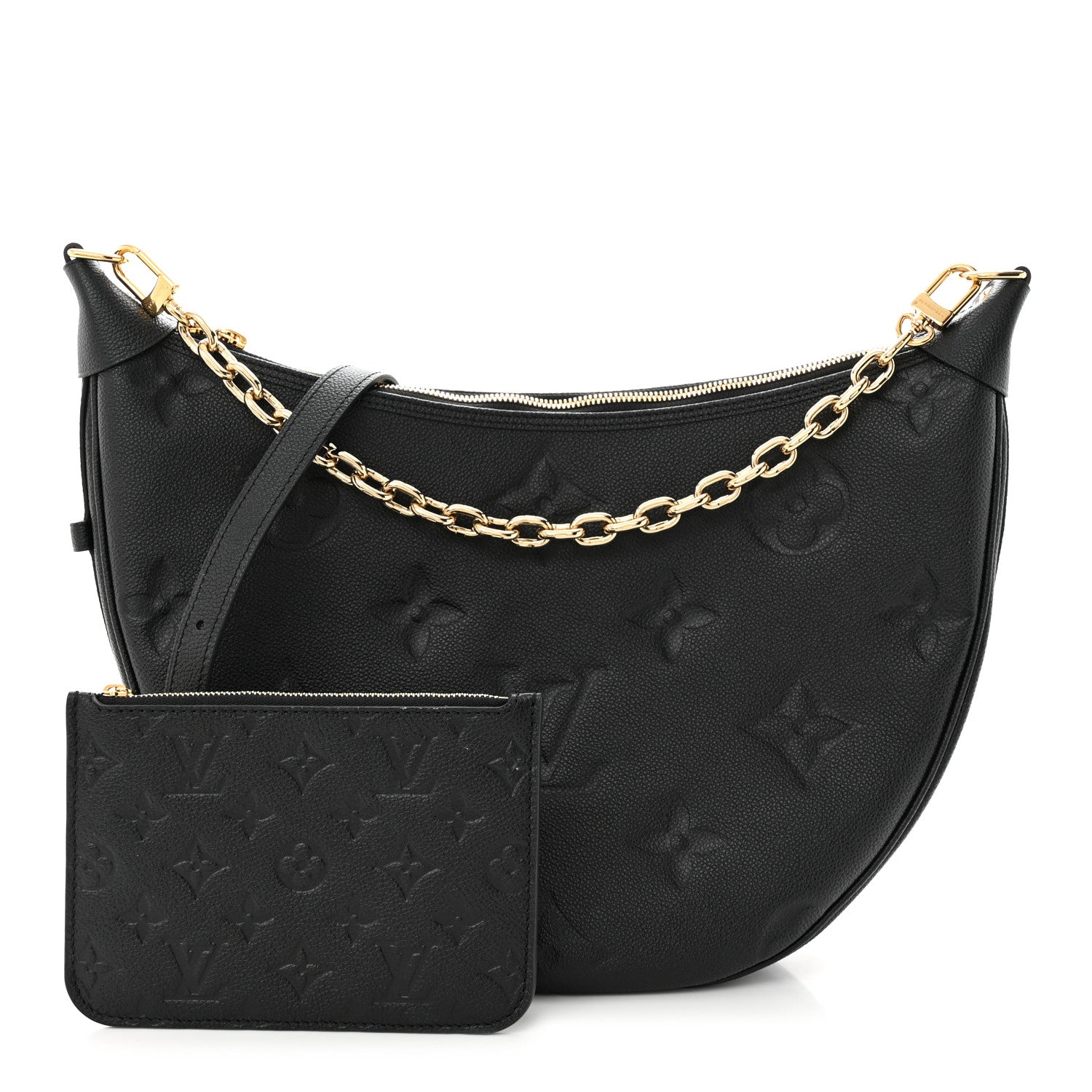 Louis Vuitton Empreinte Monogram Giant Loop Hobo Black 1 of 11