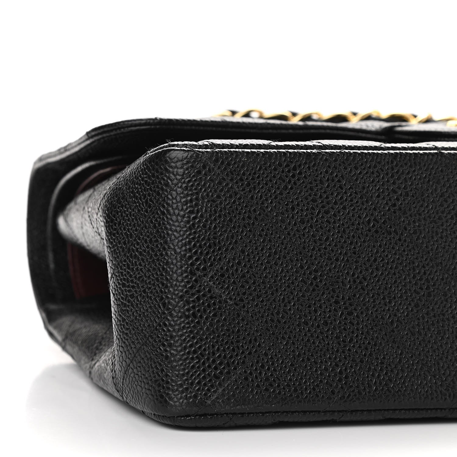 Chanel Caviar Quilted Jumbo Double Flap Black 9 of 12