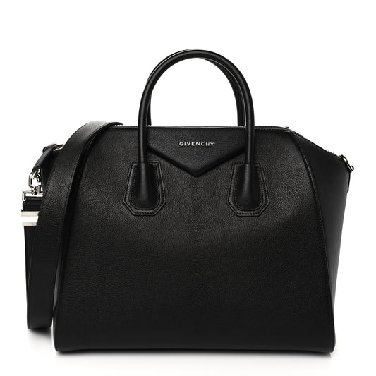 Sugar Goatskin Small Antigona Black
