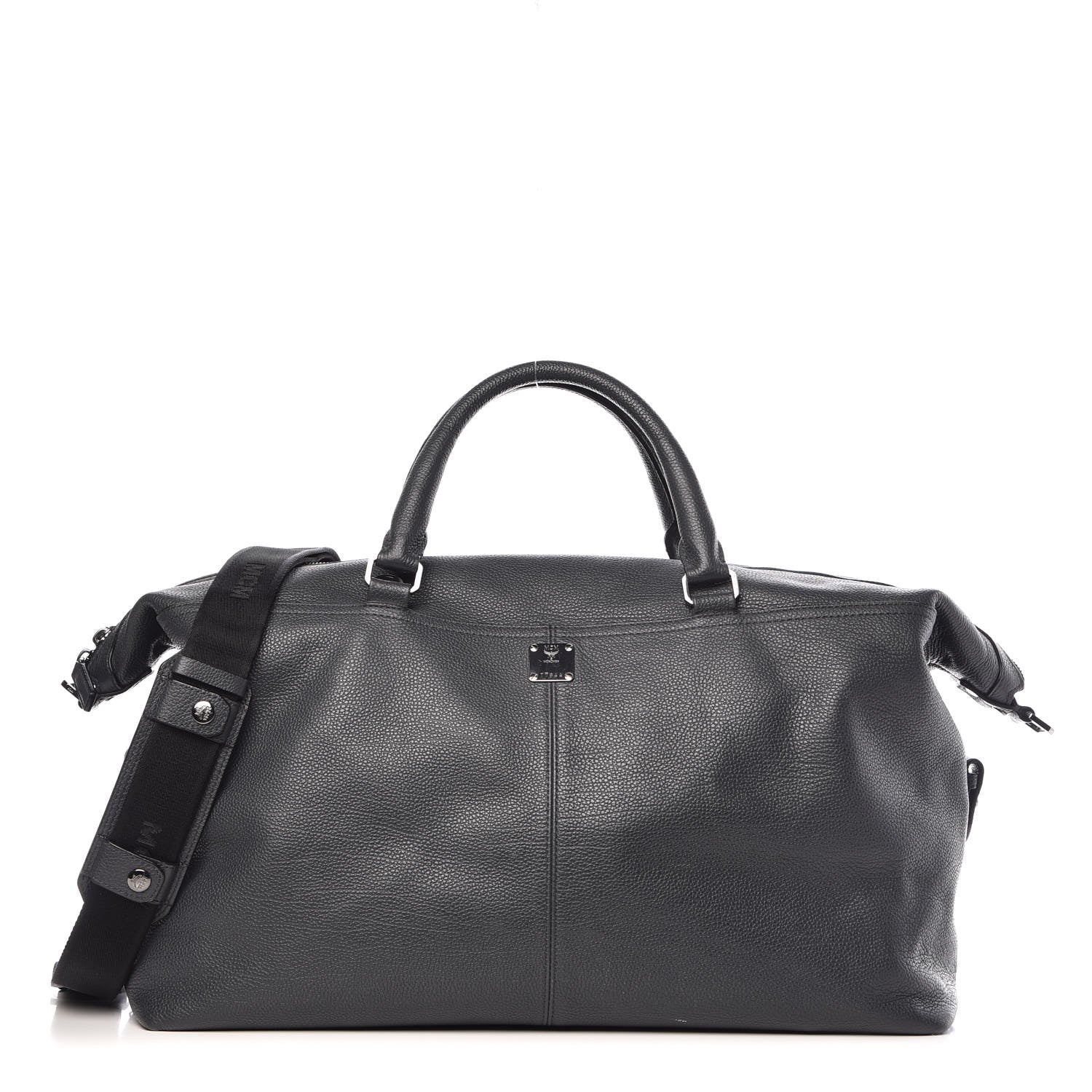 MCM Calfskin Weekender Bag Phantom Grey 1 of 19