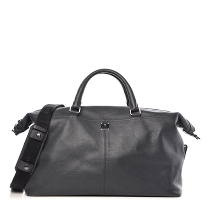 MCM Calfskin Weekender Bag Phantom Grey 1 of 19