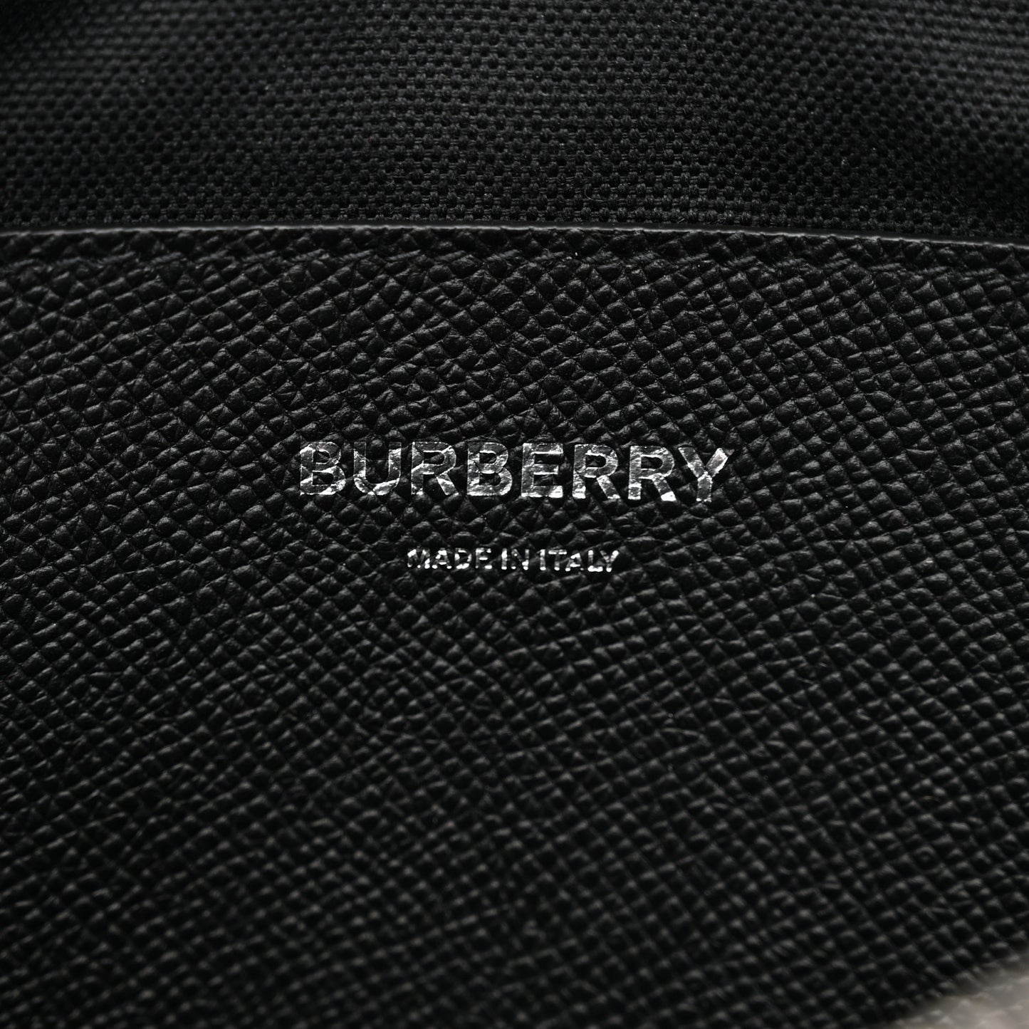 Calfskin Icon Stripe Bum Bag Black
