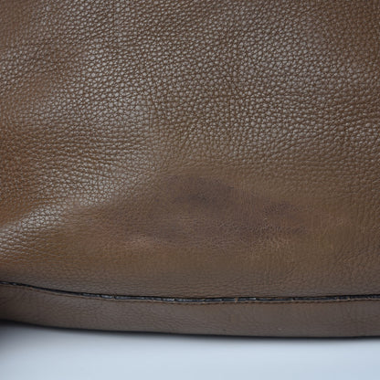 Gucci Pebbled Calfskin Medium Soho Chain Shoulder Bag Maple Brown 16 of 21