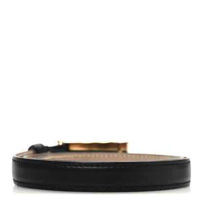Khaite Calfskin Julius Belt 70 28 Black 2 of 7