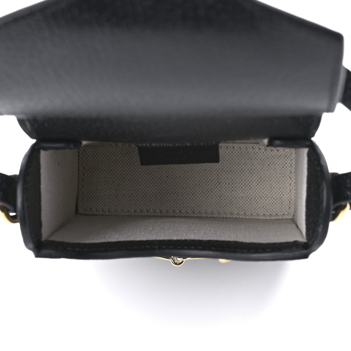 Jacquard Black Denim GG Monogram Textured Dollar Calfskin Mini Horsebit 1955 Crossbody Bag Black Ivory
