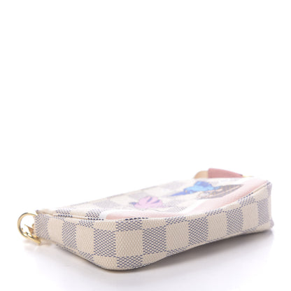 Louis Vuitton Damier Azur 2018 Christmas Animation Mini Pochette Accessories 4 of 8