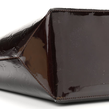 Louis Vuitton Vernis Wilshire GM Amarante 8 of 12