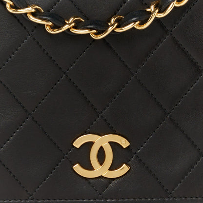 Chanel Lambskin Quilted Small Single Flap Black 9 of 11