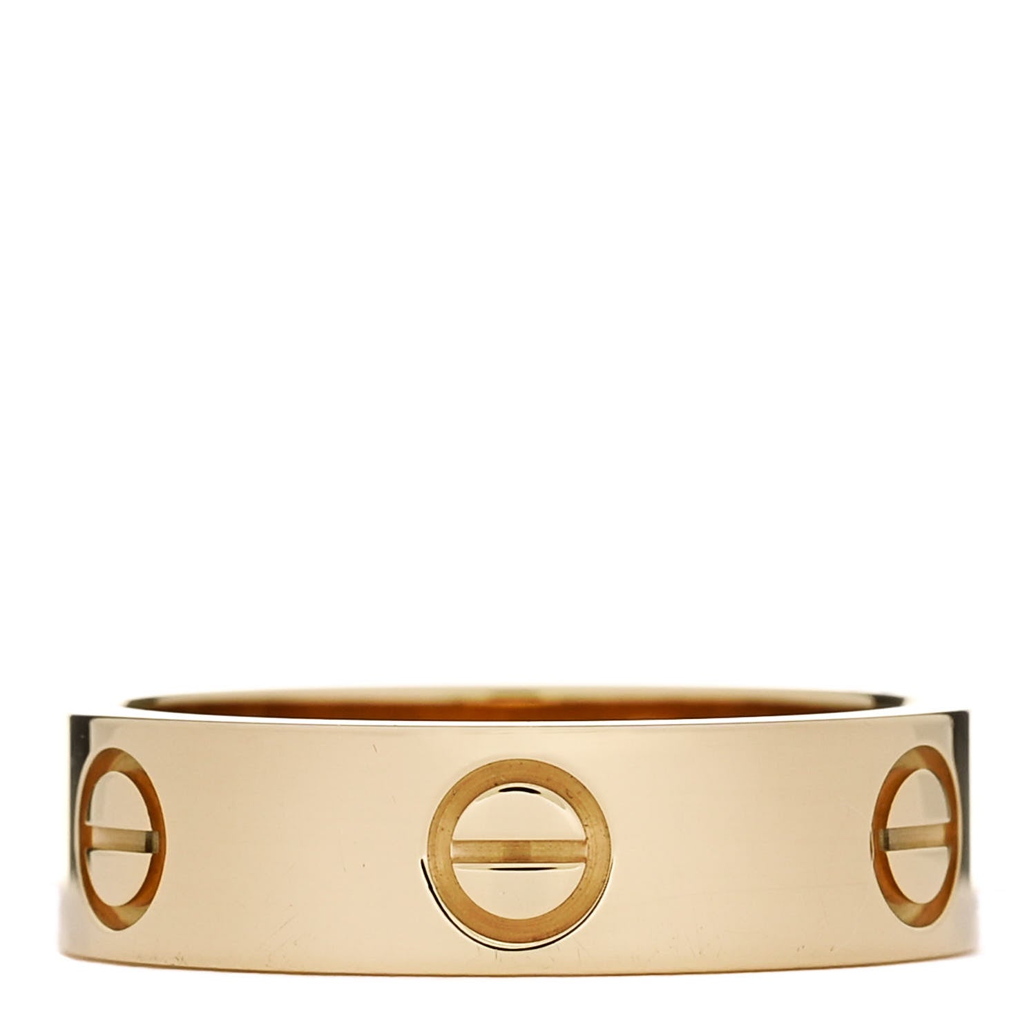 Cartier 18K Yellow Gold 5.5mm LOVE Ring 56 7.75 1 of 5