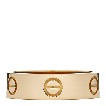 Cartier 18K Yellow Gold 5.5mm LOVE Ring 56 7.75 1 of 5