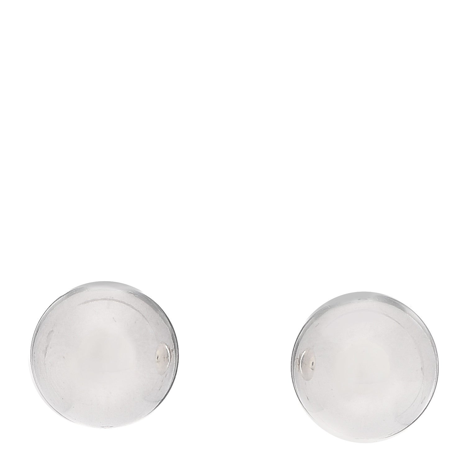 Tiffany Sterling Silver 10mm HardWear Ball Earrings 1 of 4