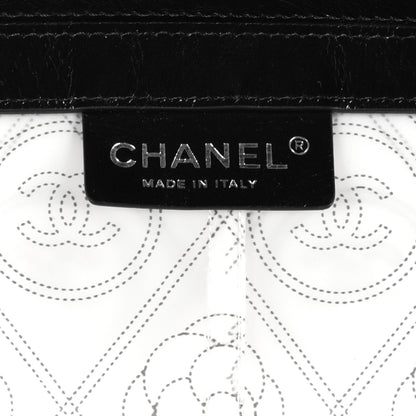 Chanel PVC Calfskin Coco Bag Raincoat White Black 6 of 8