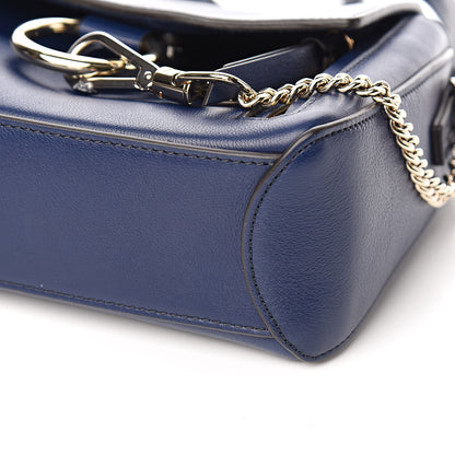 Chloe Calfskin Mini Faye Day Shoulder Bag Captive Blue 10 of 11