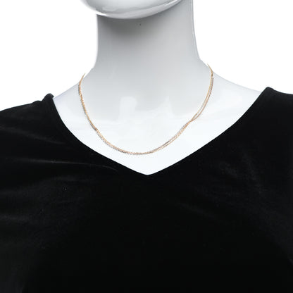Cartier 18K Pink Yellow White Gold Three Chain Necklace 2 of 5