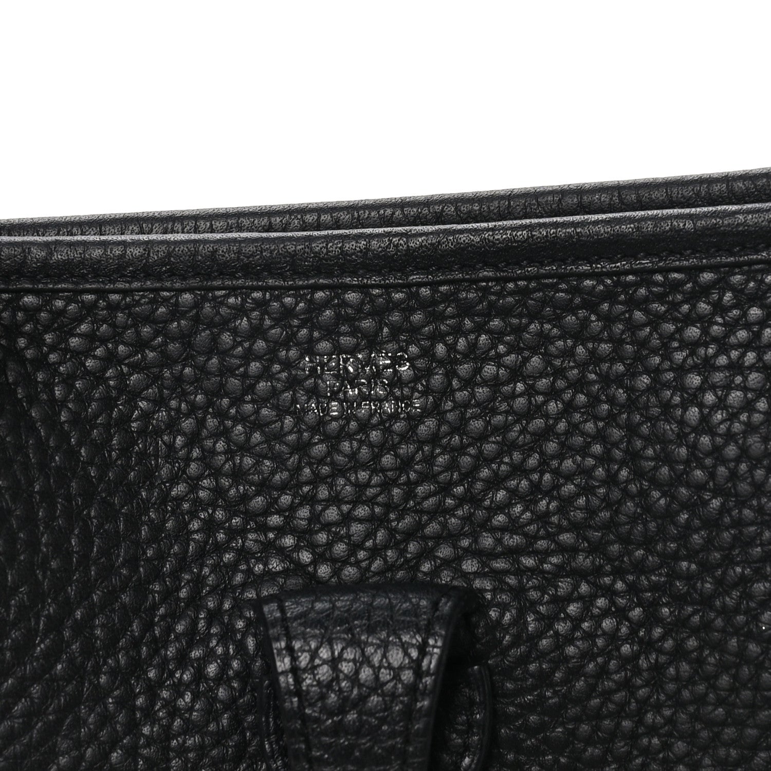 Hermes Taurillon Clemence Evelyne III PM Black 6 of 10