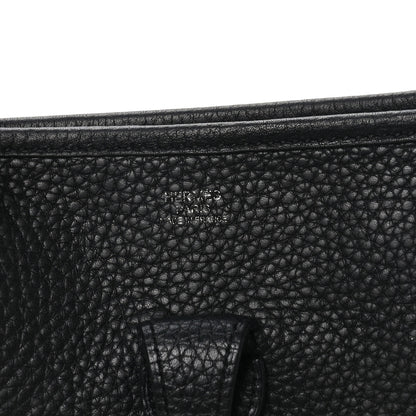 Hermes Taurillon Clemence Evelyne III PM Black 6 of 10