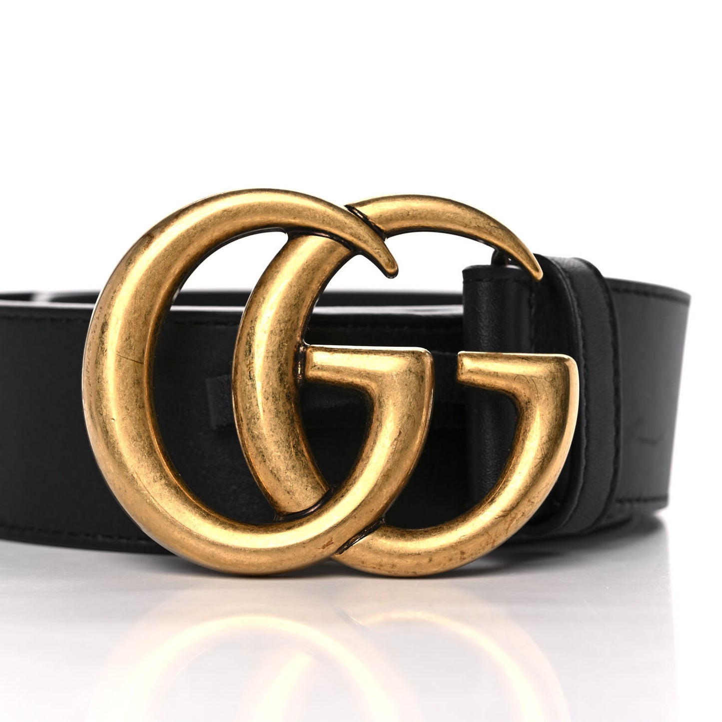 Calfskin Double G 40mm Belt 95 38 Black