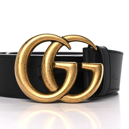 Gucci Calfskin Double G 40mm Belt 95 38 Black 4 of 6