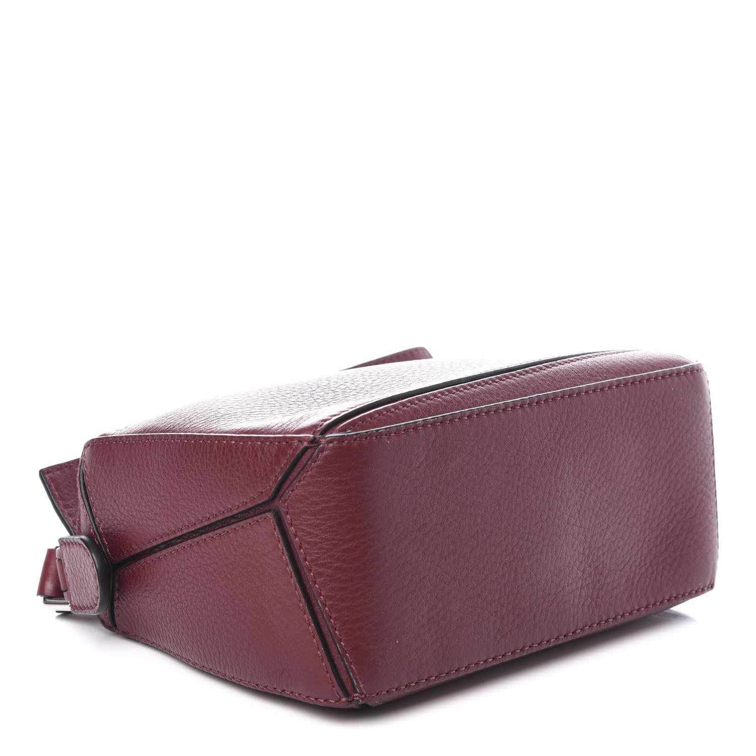 Loewe Calfskin Mini Puzzle Bag Wine 4 of 9