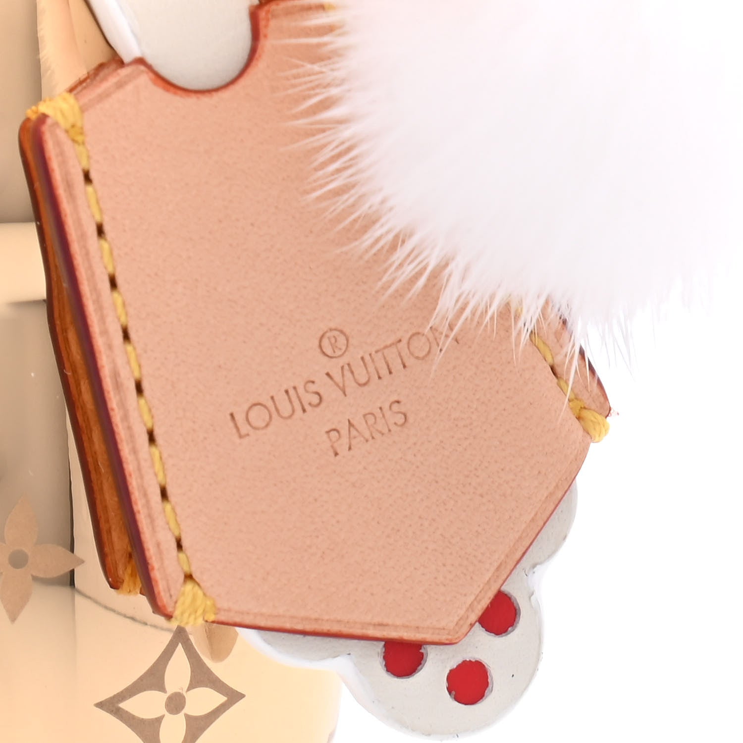 Louis Vuitton Metal Mink Fur Glossy Mini Vivienne Gold 6 of 6