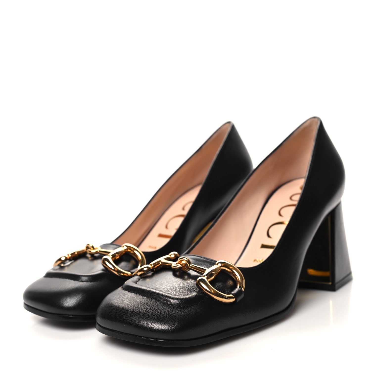 Gucci Malaga Kid Horsebit 75mm Pumps 37 Black 3 of 9