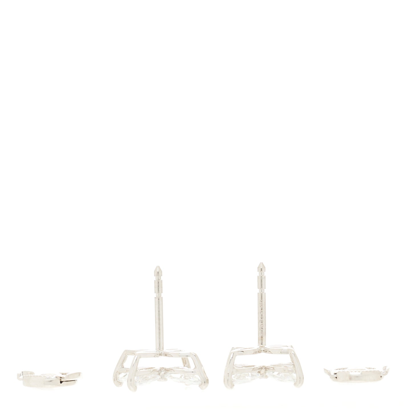 Platinum Diamond Large Victoria Earrings