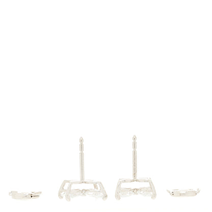 Tiffany Platinum Diamond Large Victoria Earrings 2 of 4