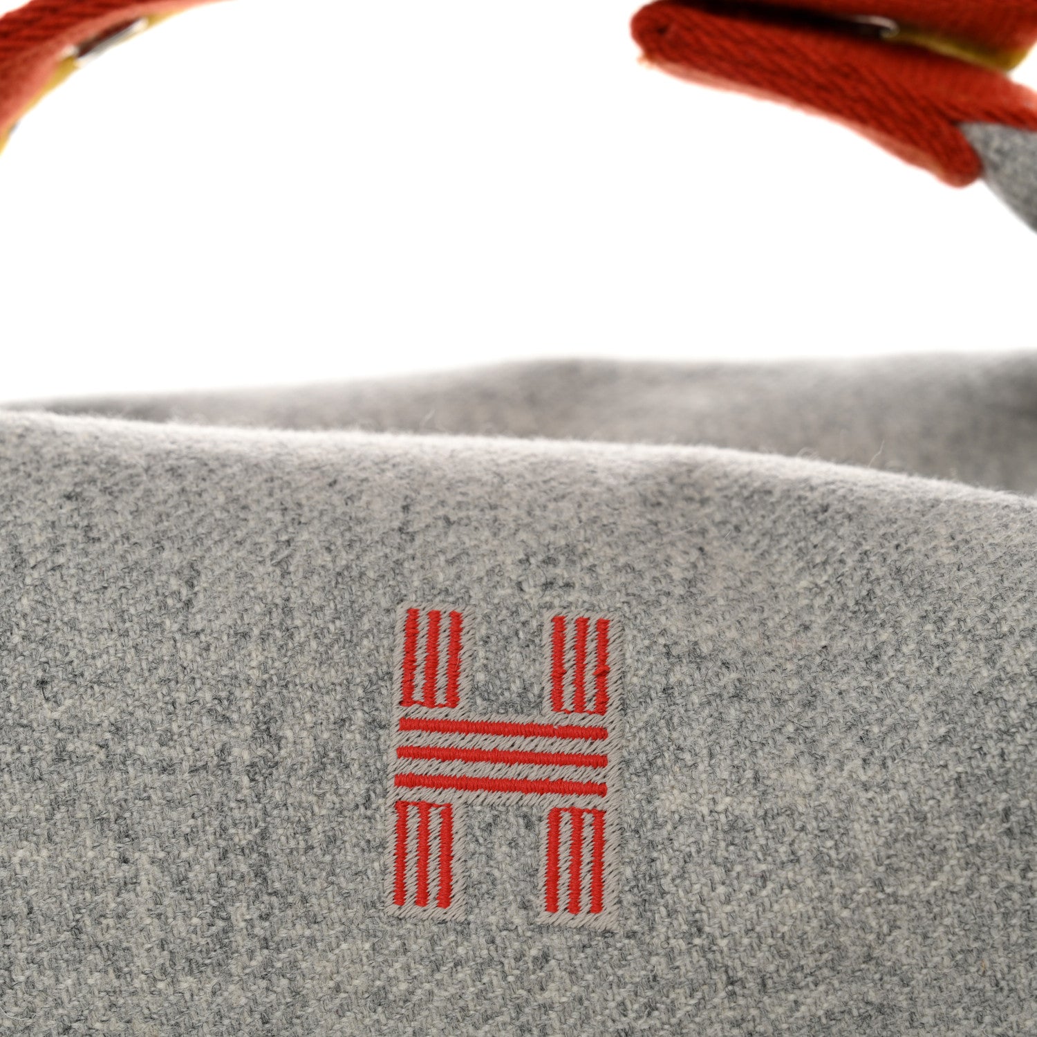 Hermes Canvas Small Bride-A-Brac Pouch Gris Flanelle 5 of 8