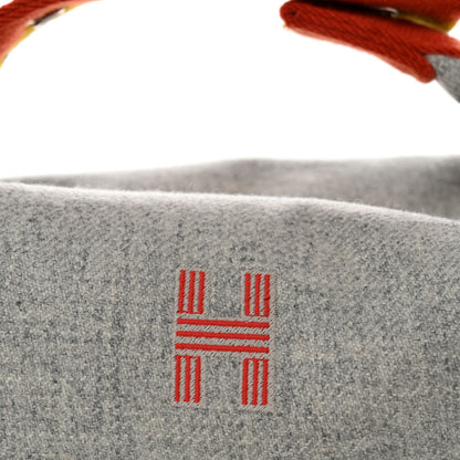 Hermes Canvas Small Bride-A-Brac Pouch Gris Flanelle 5 of 8