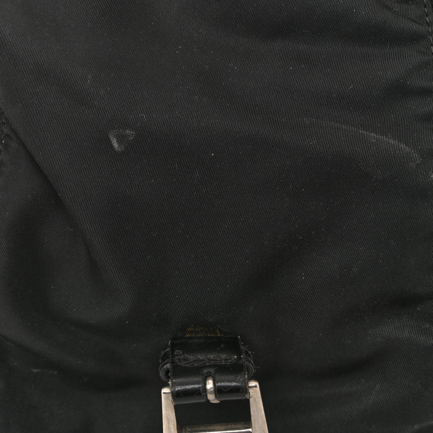 Tessuto Nylon Saffiano Vela Messenger Bag Black