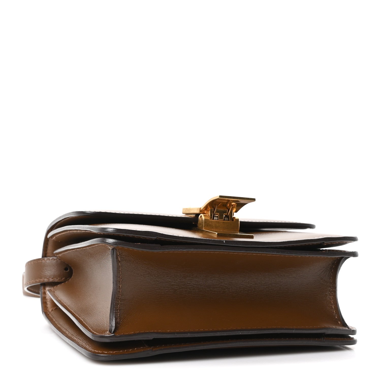 Celine Smooth Calfskin Small Classic Box Flap Bag Camel 4 of 10