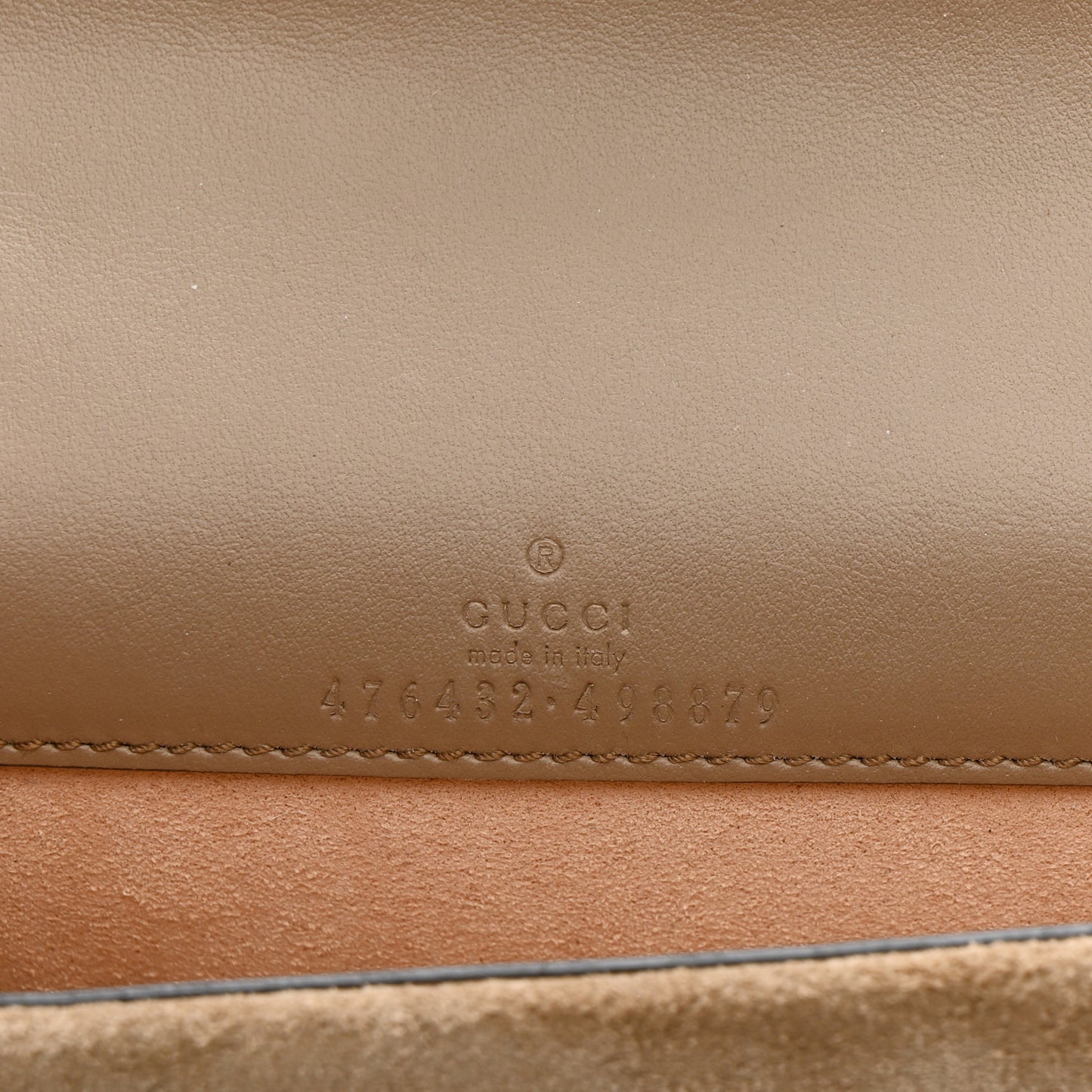 GG Supreme Monogram Super Mini Dionysus Shoulder Bag Taupe