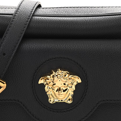 Versace Grained Calfskin Medusa Camera Bag Black 7 of 9