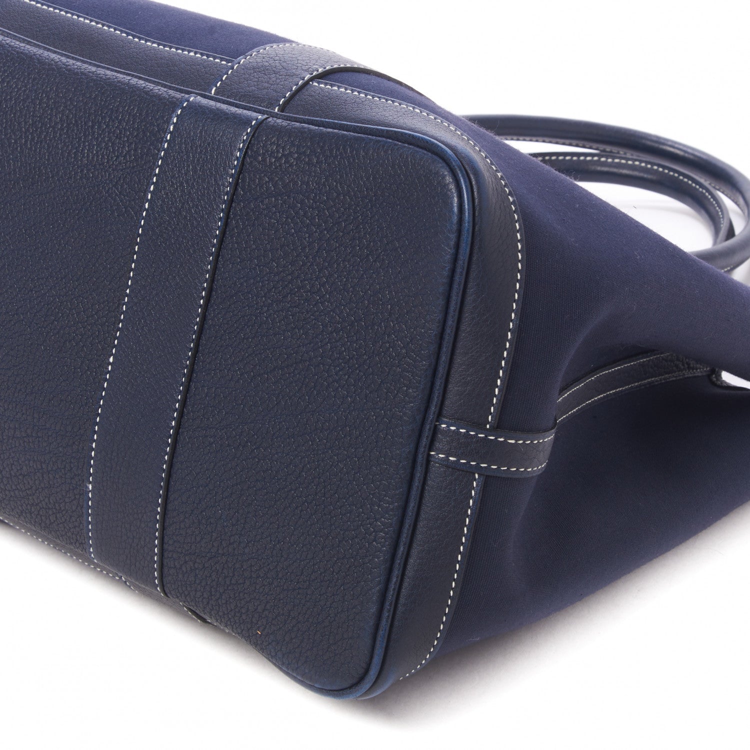 Hermes Toile Negonda Garden Party Tote 36 MM Bleu Marine 4 of 7