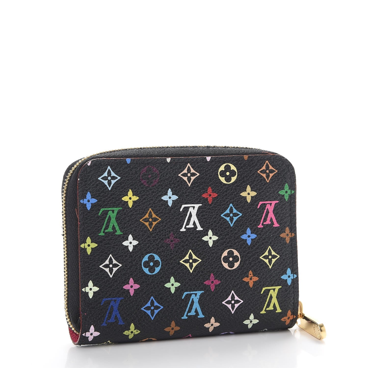 Louis Vuitton Monogram Multicolor Zippy Coin Purse Black Grenade 3 of 10