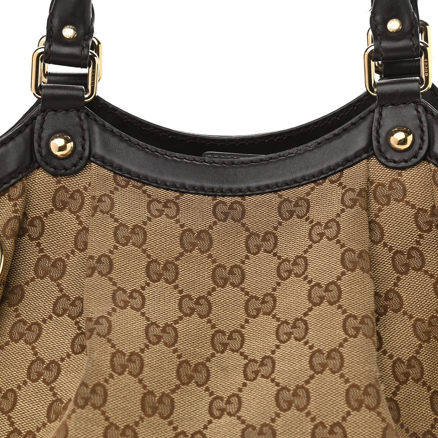 Monogram Medium Sukey Tote Dark Brown